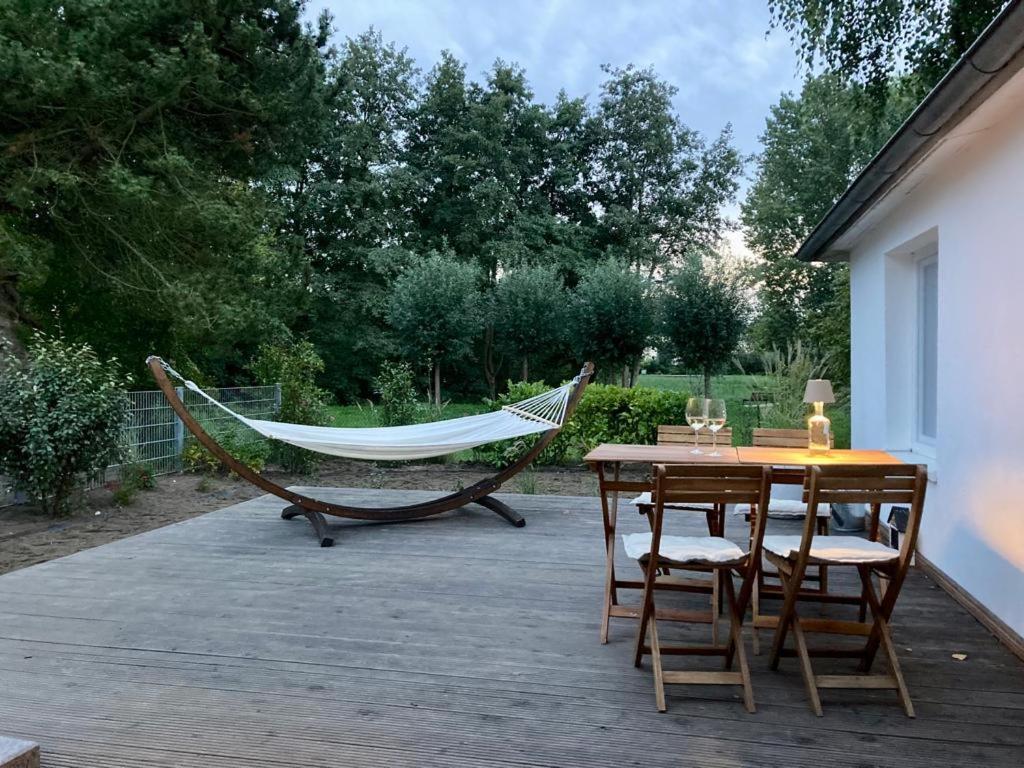 Moderner Bungalow Im Seebad Bansin, 200 Meter Zum Strand Heringsdorf  Bagian luar foto